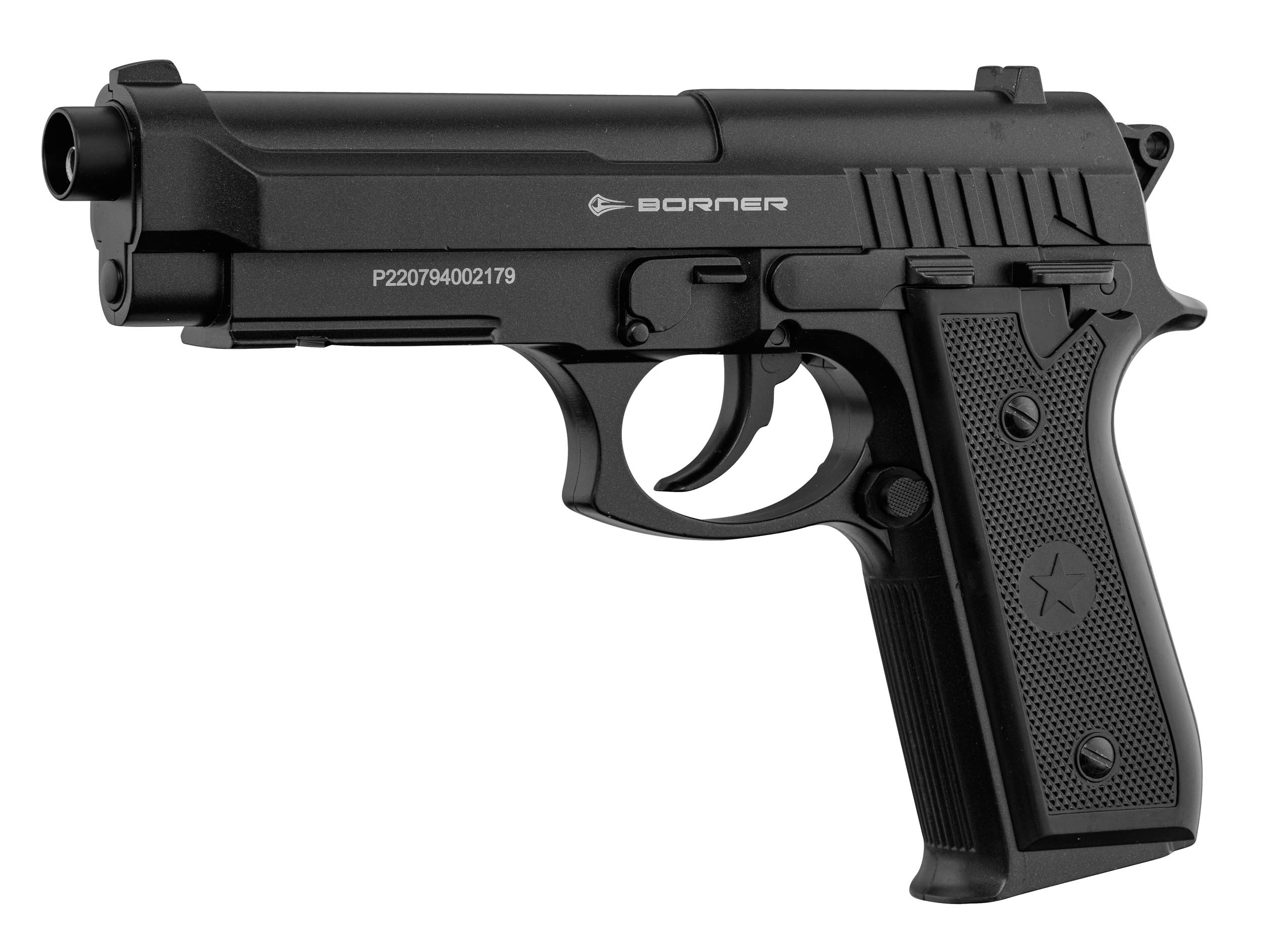Pistolet Airgun Borner 92M Full M tal CO2 Cal 4 5 Mm 177 BB s pistolet-airgun-borner-92m-full-m-tal-co2-cal-4-5-mm-177-bb-s